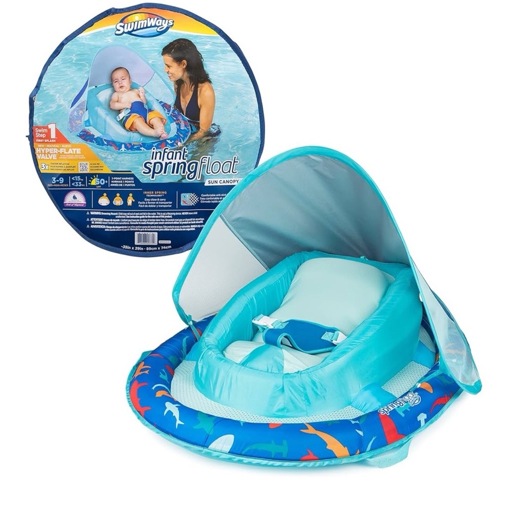 NWT Baby Pool Float with Canopy